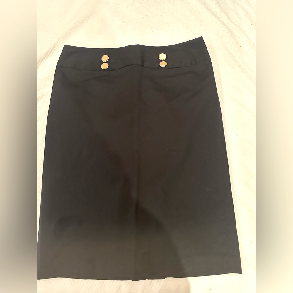 Kate Hill Black Pencil Skirt